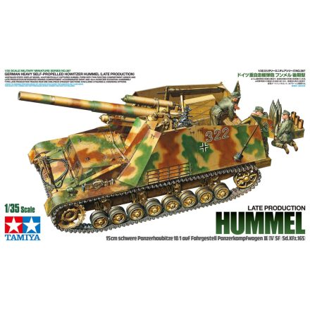 Tamiya German Heavy Self-Propelled Howitzer Hummel  1:35 makett harcjármű (300035367)