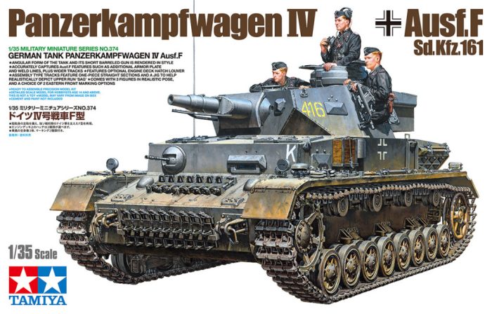 Tamiya Tamiya Panzerkampfwagen Ausf.F  1:35 makett harcjármű (300035374)
