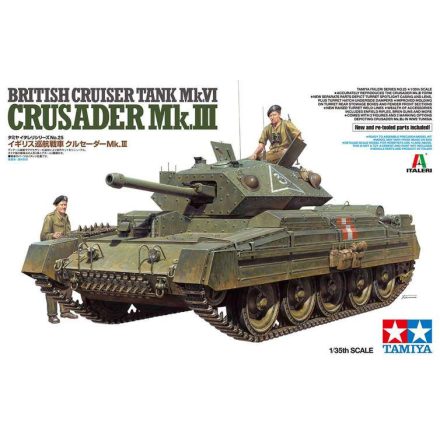 Tamiya British Cruiser Tank Mk.VI Crusader Mk.III  1:35 makett harcjármű (300037025)