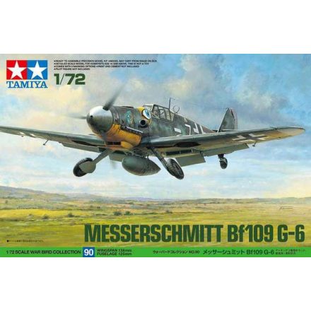 Tamiya Messerschmitt Bf109 G-6  1:72 makett repülő (300060790)