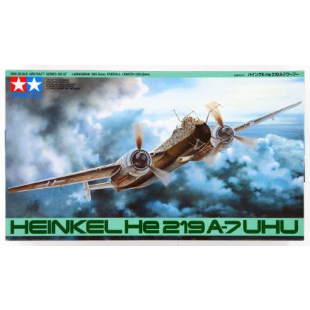 Tamiya HEINKEL He219 A-7 UHU  1:48 makett repülő (300061057)