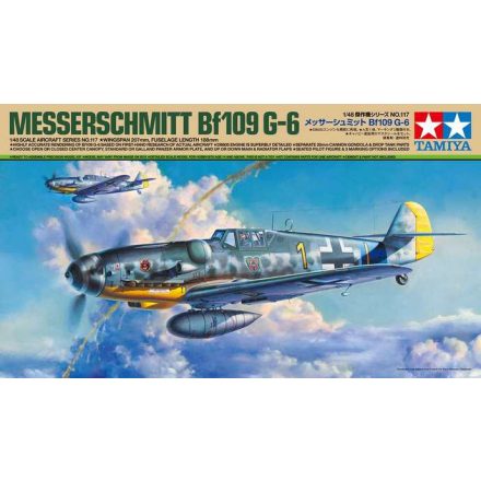 Tamiya Messerschmitt Bf 109 G-6  1:48 makett repülő (300061117)
