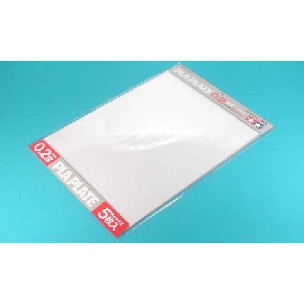 Tamiya Clear Pla-Plate 0.2mm B4 (5) (300070126 T)