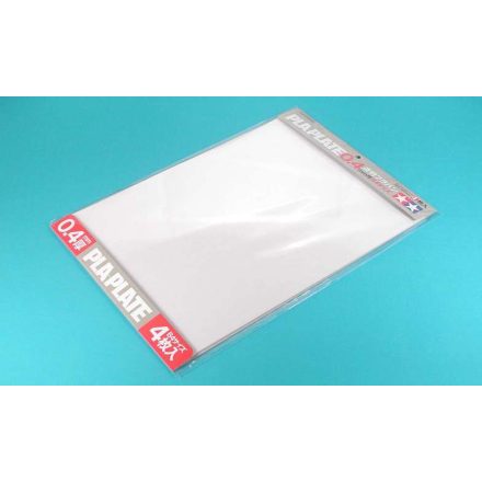 Tamiya Clear Pla-Plate 0.4mm B4 (4) (300070127 T)