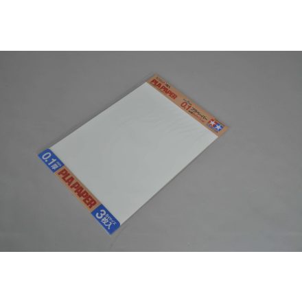Tamiya - Pla-Paper 0.1mm B4 (3) white 257x364mm (300070208)