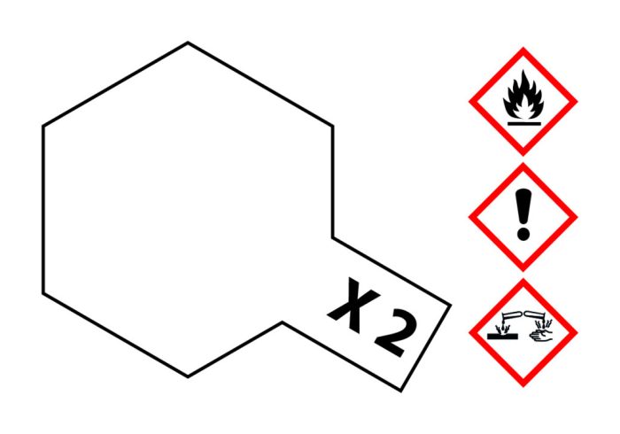 Tamiya Tamiya X-2 White Gloss 23ml makett festék (300081002)