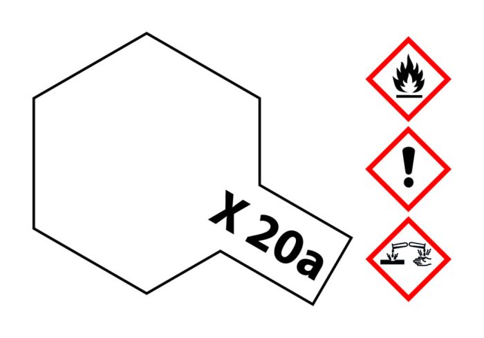 Tamiya Tamiya X-20A Thinner 23ml makett festék (300081020)