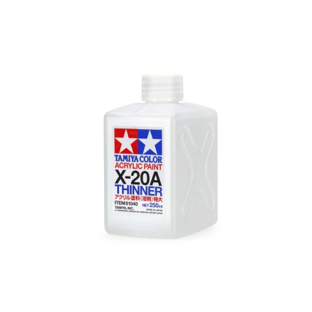 Tamiya X-20A Acrylic Thinner 250ml Akril festék higító (300081040)