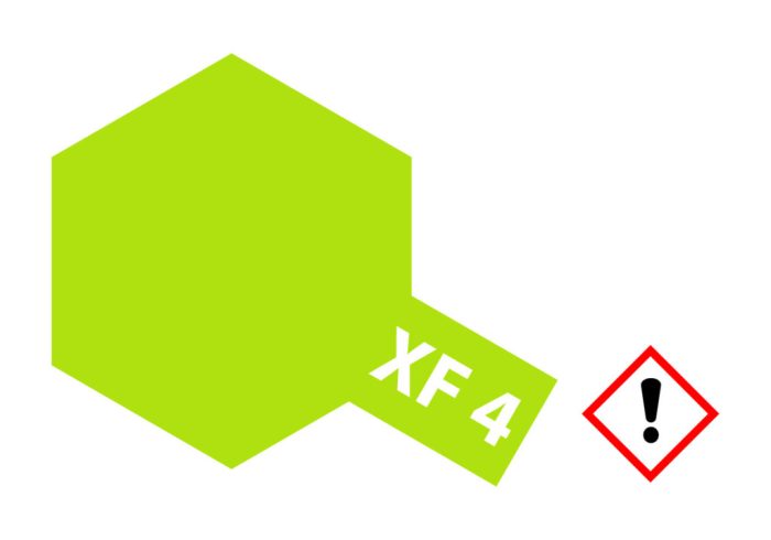 Tamiya Tamiya XF-4 Yellow-Green 23ml makett festék (300081304)