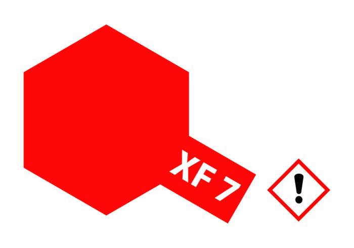 Tamiya Tamiya XF-7 Flat Red 23ml makett festék (300081307)