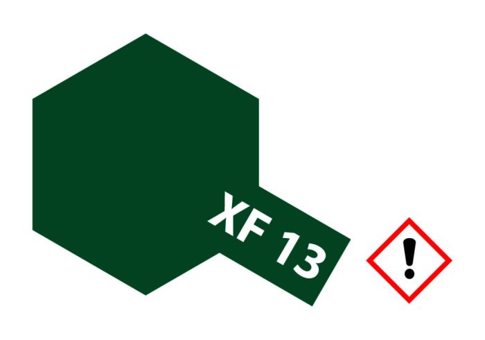Tamiya Tamiya XF-13 Flat Japanese Army Green 23ml makett festék (300081313)