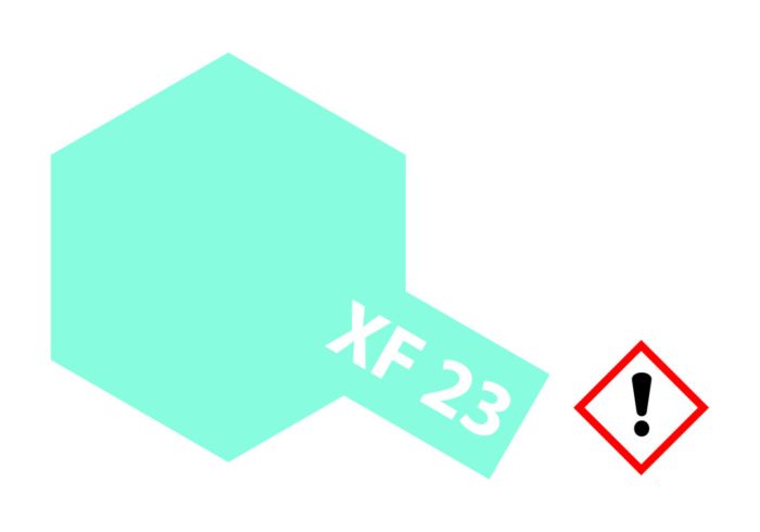 Tamiya Tamiya XF-23 Flat Light Blue 23ml makett festék (300081323)