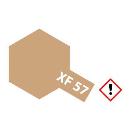 Tamiya XF-57 Flat Buff makett festék (300081357)