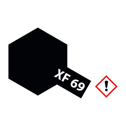 Tamiya XF-69 Flat NATO Black 23ml makett festék (300081369)