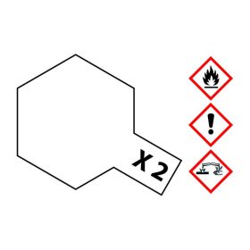   Tamiya Tamiya X-2 White Gloss 10ml makett festék (300081502)
