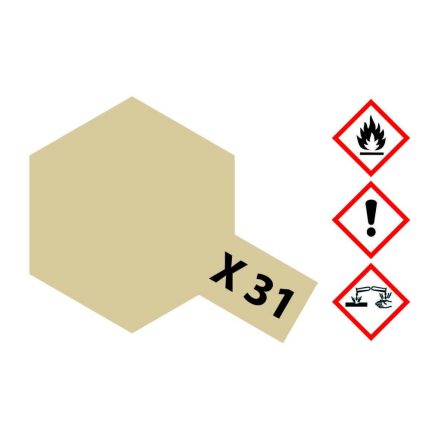 Tamiya X-31 Titanium Gold Gloss 10ml makett festék (300081531)