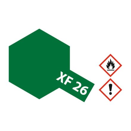 Tamiya XF-26 Flat Deep Green 10ml makett festék (300081726)
