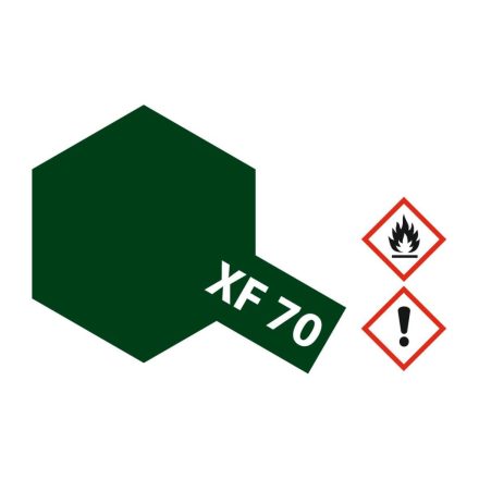 Tamiya XF-70 Flat Dark Green 10ml makett festék (300081770)