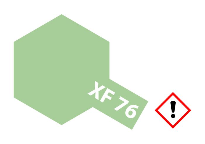 Tamiya Tamiya XF-76 IJN Flat Gray Green 10ml makett festék (300081776)