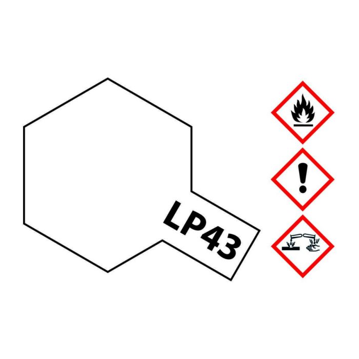 Tamiya Tamiya LP-43 Pearl White gloss 10ml makett festék (300082143)