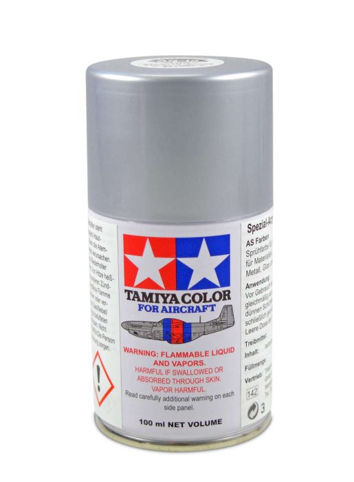 Tamiya Tamiya AS-12 Flat Bare Metal Silver 100ml (300086512 T)