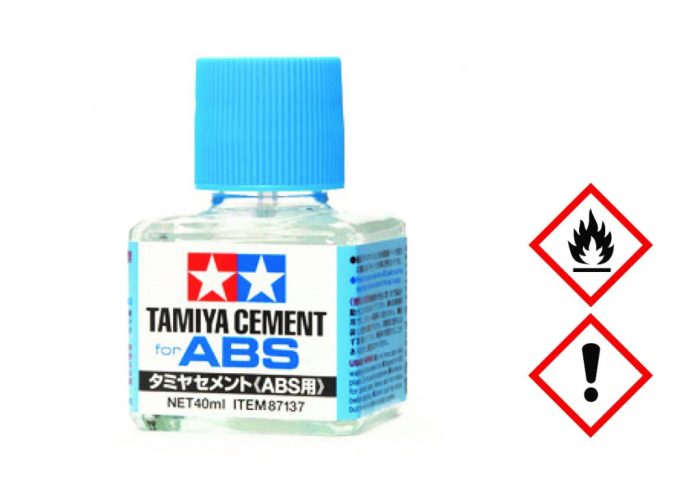 Tamiya Tamiya TAMIYA ABS-Cement 40ml  Bottle (300087137 T)