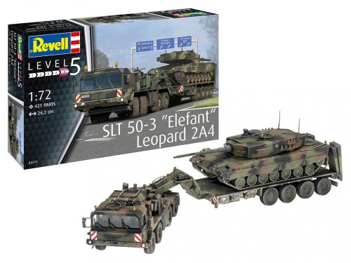 Revell SLT 50-3 Elefant + Leopard 2A4 makett 3311