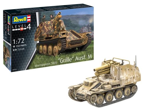 Revell Sturmpanzer 38(t) Grille Ausf. M tank makett 3315