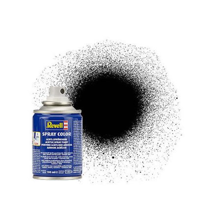 Revell Selyem fekete akrilfesték (spray) 100ml (34302)