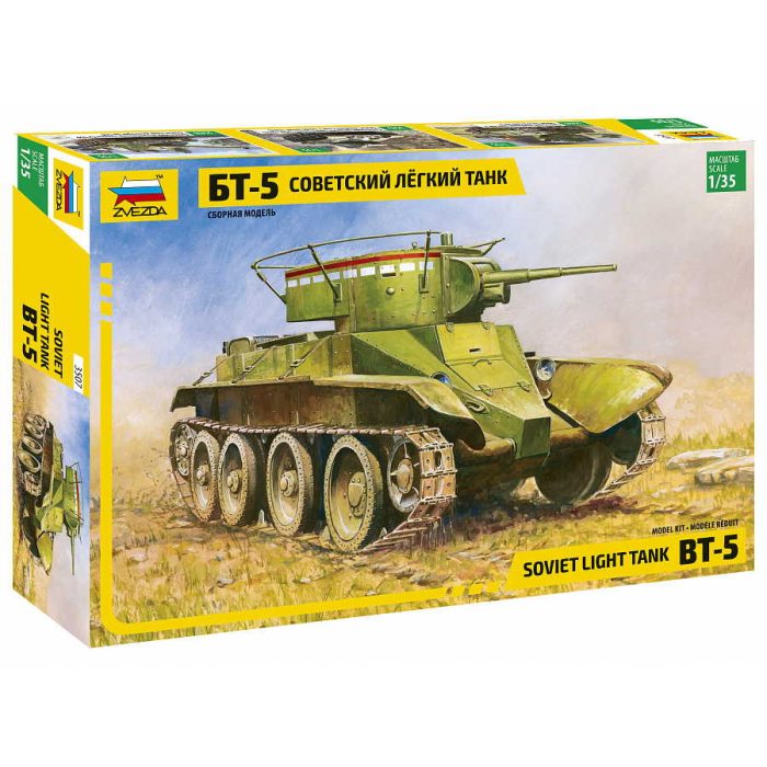 Zvezda Zvezda Szovjet tank BT-5 1:35 (3507) makett harcjármű