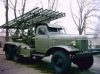 Zvezda BM-13 Katiusha katonai jármű makett 3521