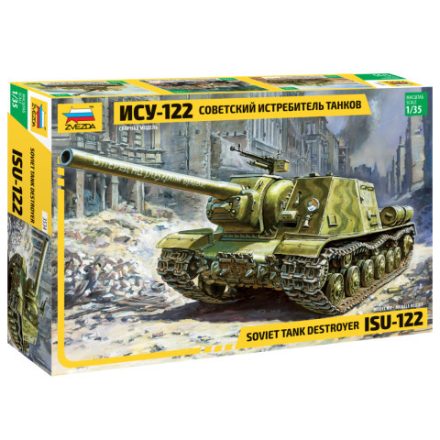 Zvezda Military ISU-122 /RR/ 1:35 makett harcjármű (3534)