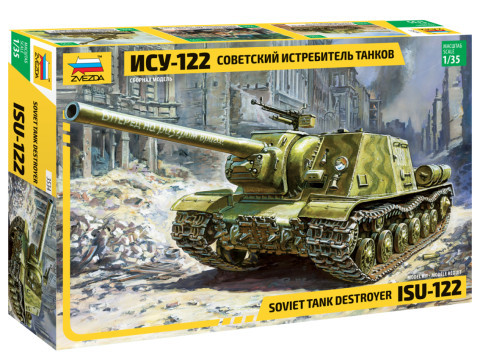 Zvezda Zvezda Military ISU-122 /RR/ 1:35 makett harcjármű (3534)