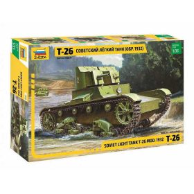   Zvezda Zvezda T-26 Soviet Tank 1:35 (3542) makett harcjármű