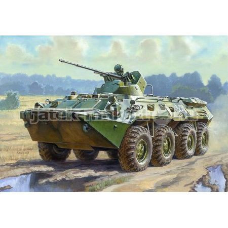 Zvezda Zvezda BTR-80A Russian Personnel Carrier 1:35 makett harcjármű (3560)