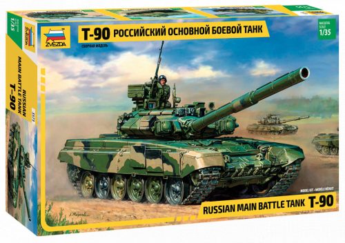 Zvezda Russian Main Battle Tank T-90 tank makett 3573