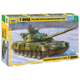   Zvezda Zvezda T-80UD Russian Main Battle Tank 1:35 makett harcjármű (3591)