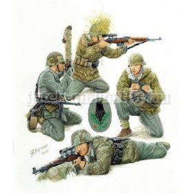 Zvezda Zvezda German sniper team makett figura 1:35 (3595)