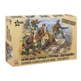   Zvezda Zvezda German Gebirgsjager WWII Edelweiss 1:35 (3599) makett figura