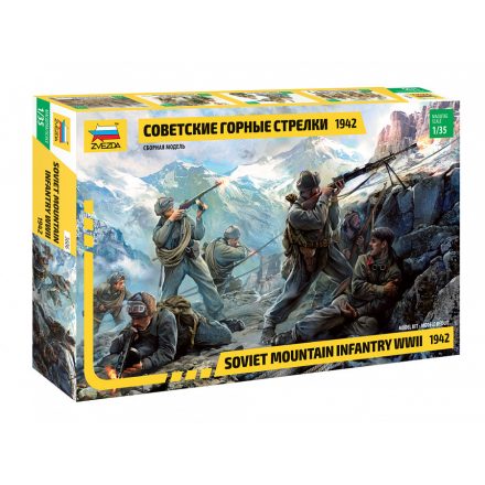 Zvezda - Soviet Mountain Infantry WWII 1942 (3606)