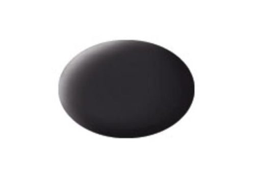Revell AQUA TAR BLACK MATT akril makett festék 36106
