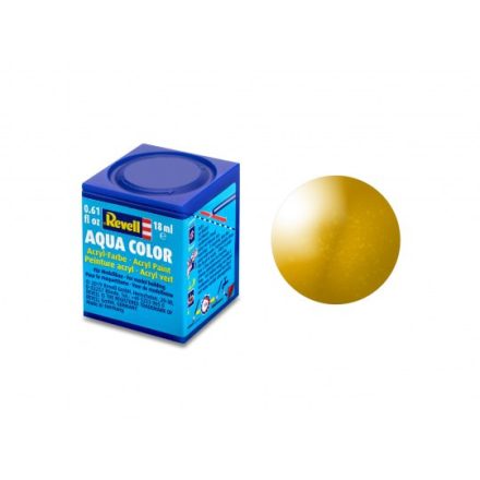 Revell Aqua Color - Sárgaréz /fémes/ makett festék (36192)