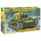 Zvezda Zvezda KV-1 Soviet heavy tank mod. 1940 with L-11 gun 1:35 makett harcjármű (3624)