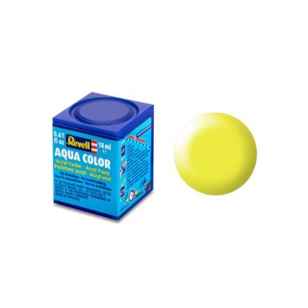 Revell Aqua Color - Fénylő sárga /selyemmatt/ makett festék (36312)