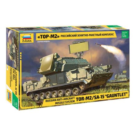 Zvezda Russ.TOR M2 Missile System 1:35 makett harcjármű (3633)