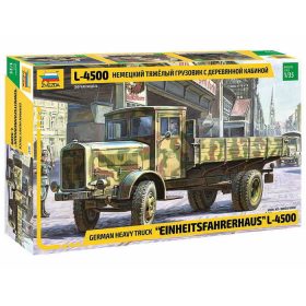  Zvezda Zvezda German Heavy Truck L-4500 Einheitsfahrerhaus 1:35 (3647)