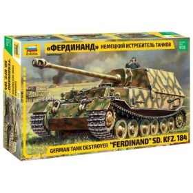   Zvezda Zvezda Sd. Kfz. 184 Ferdinand Tiger 1:35 makett harcjármű (3653)