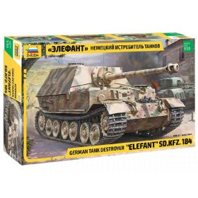   Zvezda Zvezda Elefant Sd.Kfz.184 1:35 makett harcjármű (3659)