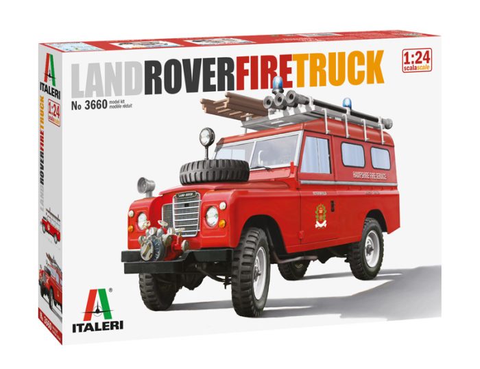 Italeri Italeri Land Rover Fire Truck 1:24 makett autó (3660S)