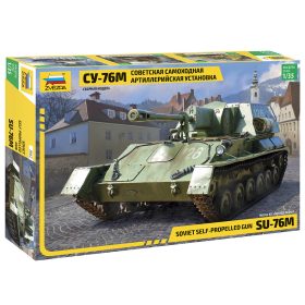   Zvezda Zvezda Su-76 Soviet self propelled gun 1:35 makett harcjármű (3662)
